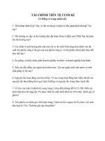 Đề cuối kì môn tài chính tiền tệ