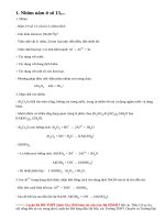 Lý thuyết Nhôm và hợp chất của nhôm