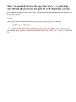 Bài 4 trang 89 sgk hoá học 12