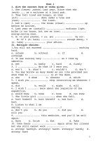 20 đề thi anh văn vào lớp 10 