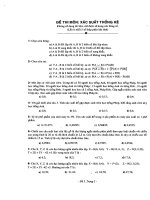 Đề thi môn xác suất thống kê đề 5