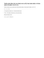 Lý thuyết về diện tích hình tròn