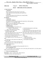 giáo án tự chọn môn vật lý lớp 12 hệ nâng cao 