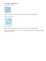 Lý thuyết chia một số thập phân cho 10, 100, 1000,...