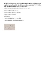 Lý thuyết Điểm. Đường thẳng