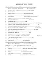 Verb tenses revision