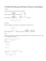 Lý thuyết phép trừ phân số