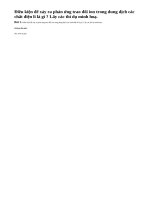 Bài 1 trang 20 sgk Hóa học 11