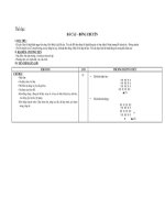 Thể dục đá cầu – BÓNG CHUYỀN 