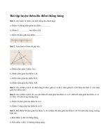 Bài tập luyện thêm. Ba điểm thẳng hàng