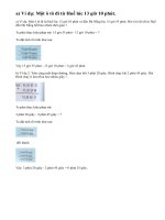 Lý thuyết về trừ số đo thời gian