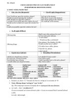 Cách làm bài tìm câu gần nghĩa nhất