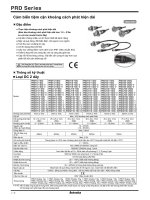 CẢM BIẾN TIỆM cận KHOẢNG CÁCH PHÁT HIỆN dài PRD SERIES 