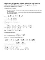 Lý thuyết ôn tập: Tính chất cơ bản của phân số.