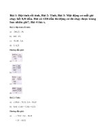 Bài 1, 2, 3, 4 trang 73 Tiết 41 sgk Toán 5