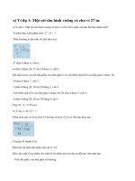 Lý thuyết chia một số tự nhiên cho một số tự nhiên mà thương tìm được là một số thập phân