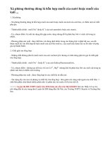 Lý thuyết về khái niệm xà phòng và chất giặt rửa tổng hợp