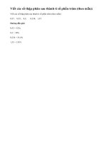 Bài 1 trang 75 Tiết 43 sgk Toán 5