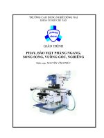 Phay bào mặt phẳng song song