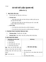 Tin học cơ sở dữ LIỆU QUAN hệ 