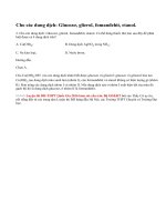 Bài 2 trang 25 sgk hóa học 12