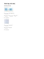 Lý thuyết về ôn tập về tính diện tích, thể tích một số hình