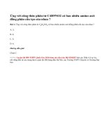 Bài 1 trang 48 sgk Hóa học 12