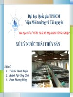 xử lý nước thải thủy sản