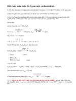 Bài 6 trang 37 SGK hóa học 12