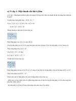 Lý thuyết chia số thập phân cho một số thập phân