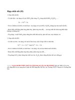 Lý thuyết về hợp chất của sắt