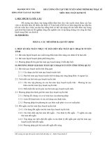 Đề ôn toán kinh tế (QTKD, KT)