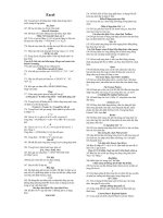 Phần thi excel biên chế năm 2013  2015