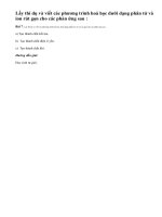 Bài 7 trang 20 sgk Hóa học 11