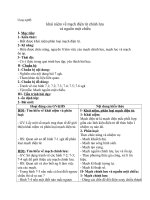 Công nghệ khái niệm về mạch điện tử chỉnh lưu và nguồn một chiều 