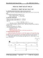 Đồ Án Thiết Kế Cầu Bê Tông Cốt Thép