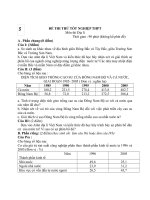 Đề thi thử tốt nghiệp THPT môn địa lí   đề số 5 