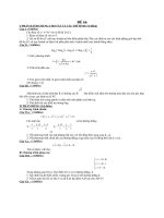 Đề thi tốt nghiệp toán THPT 66 