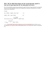 Bài 2 trang 91 sgk hoá học 12