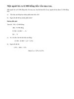 Bài 3 trang 76 Tiết 44 sgk Toán 5