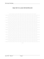 Đồ án lập trình mạng phân tán