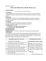 CÔNG dân BÌNH ĐẲNG TRƯỚC PHÁP LUẬT 