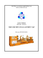 Giáo trình tiện gá lắp chi tiết phức tạp