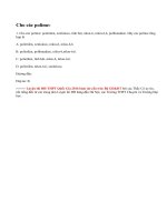 Bài 1 trang 64 sgk hóa học 12