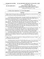 Đề thi và đáp án thi chọn học sinh giỏi cấp tỉnh môn lịch sử lớp 12 năm học 2012 20313 (vóng+vòng 2)) 