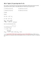 Bài 4 trang 91 sgk hoá học 12