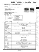 BỘ đặt THỜI GIAN số CHỐT cắm 8 CHÂN 