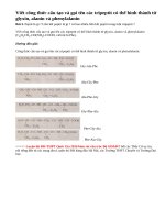 Bài 3 trang 55 sgk Hóa học 12