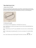 Bài: Thực hành đo góc trên mặt đất