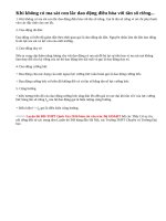 Lý thuyết dao động tắt dần dao động cưỡng bức